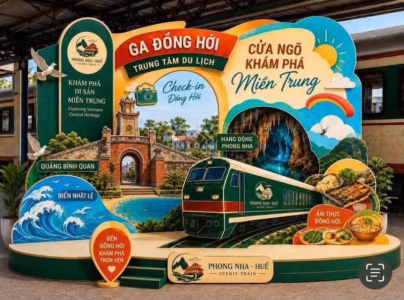 Les Chemins de fer vietnamiens inaugurent le train touristique Hue - Phong Nha. Photo : hanoimoi.vn