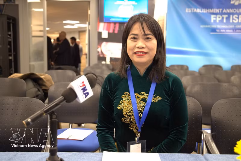 Truong Thi Hong, présidente de l’Association des Vietnamiens en Israël. Photo : VNA.