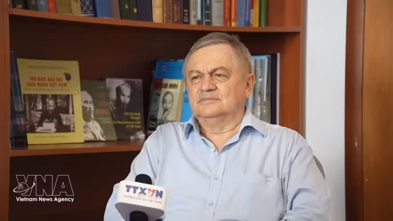 Le Dr Anatoly Sokolov, de l’Institut d’études orientales de l’Académie des sciences de Russie. Photo : VNA.