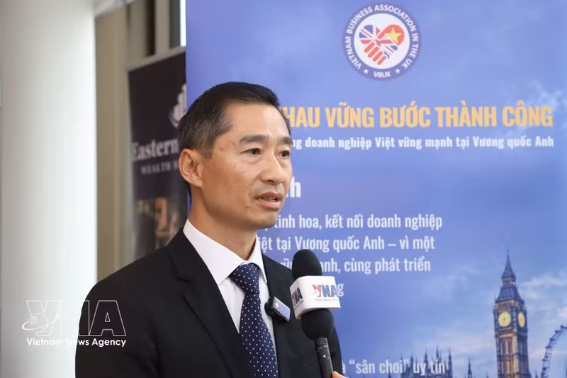 M. Trinh Ngoc Cuong, vice-président de la VBUK. Photo : VNA.