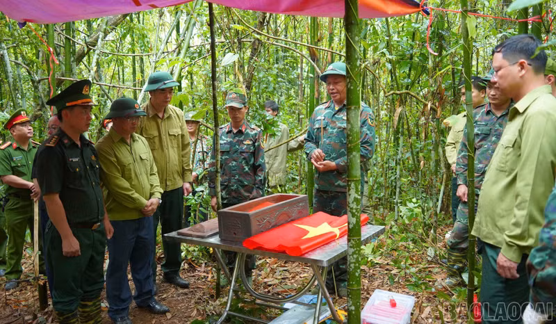 Lao Cai : deux nouveaux restes de soldats tombés au front retrouvés