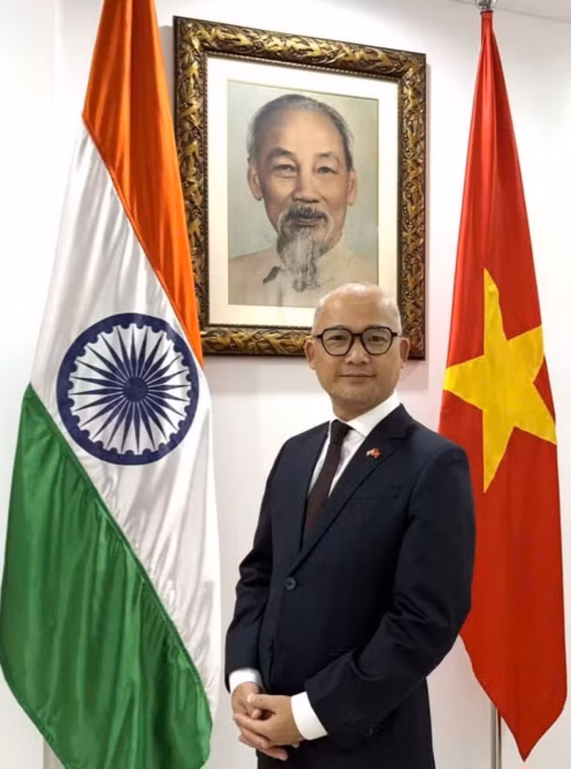 L'ambassadeur du Vietnam en Inde, Trinh Minh Manh. Photo: Ambassade du Vietnam en Inde