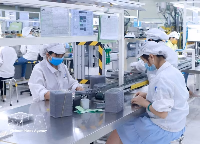 Le plan vise à favoriser un développement efficace et durable du secteur à capitaux étrangers et à faire du Vietnam une destination compétitive pour les investissements à moyen et long termes. Photo: VNA.