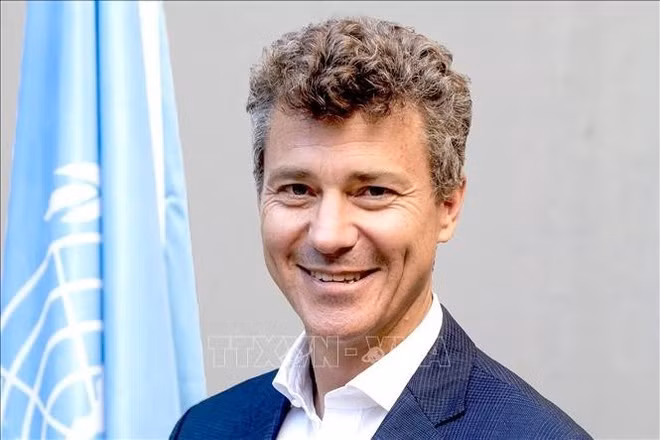 Le Représentant de l'UNESCO au Vietnam, Jonathan Wallace Baker. Photo : VNA.