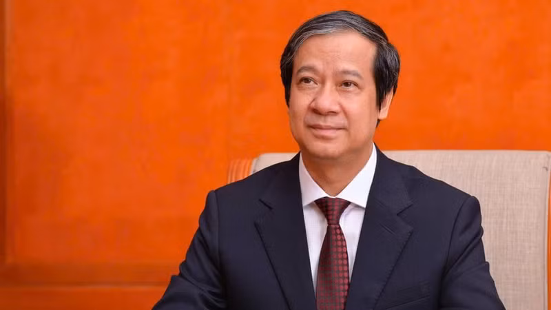 Le ministre de l'Éducation et de la Formation, Nguyen Kim Son.