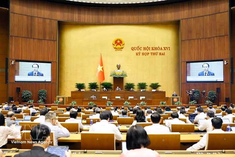 La deuxième session de la 16e Assemblée nationale. Photo : VNA.