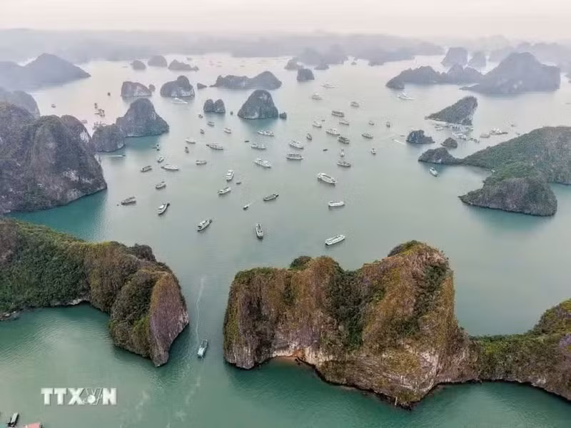 Une vision de la baie de Ha Long. Photo: VNA