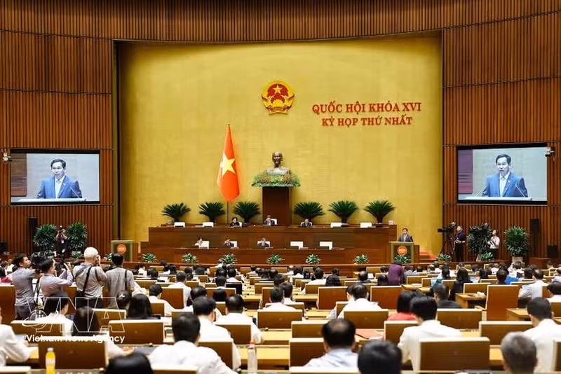 Les députés examinent la création de la ville de Dông Nai relevant du ressort central. Photo : VNA.