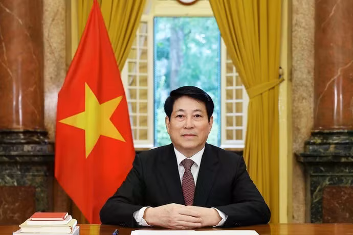 Le président de la République, Luong Cuong. Photo . VNA.