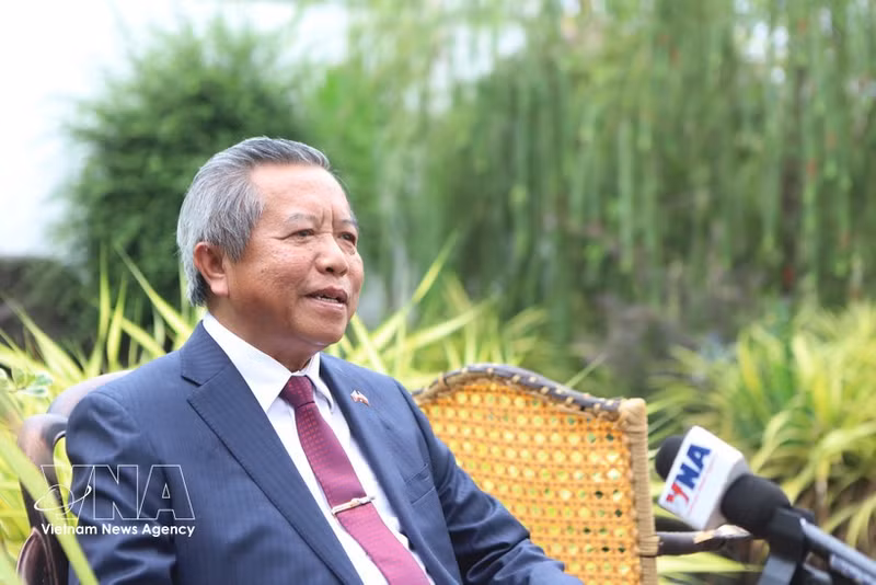 Le professeur et docteur Boviengkham Vongdala, président de l’Association d’amitié Laos-Vietnam. Photo: VNA