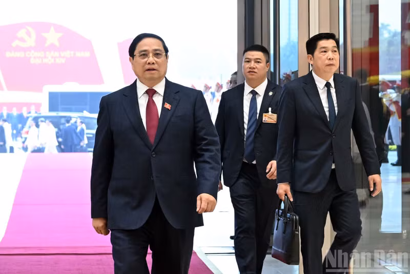 Le Premier ministre Pham Minh Chinh assiste à la séance d’ouverture. (Photo : TRAN HAI)