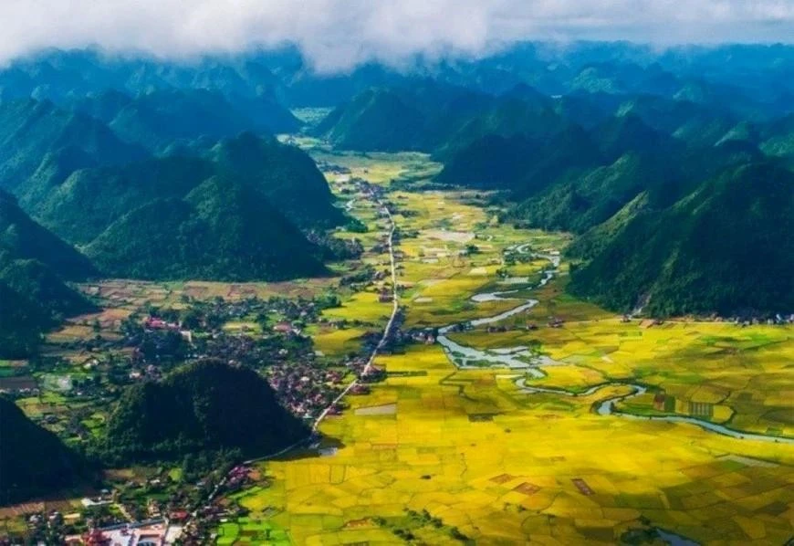 Le géoparc de Lang Son, au Vietnam, a été officiellement reconnu comme géoparc mondial de l'UNESCO. Photo : VNA.