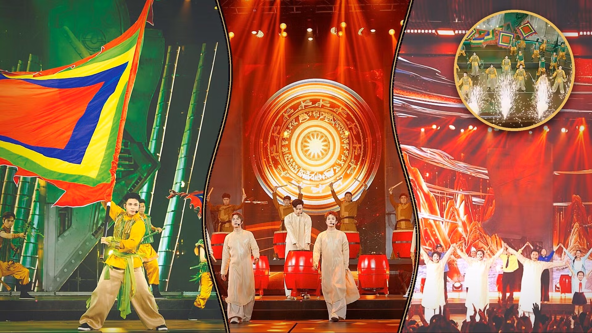 À chaque date, les concerts “Anh trai vượt ngàn chông gai” rassemblent des dizaines de milliers de spectateurs. Photo : comité d'organisation