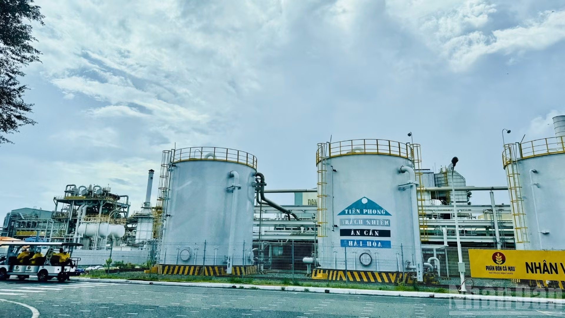 Dans le parc industriel de Ca Mau, au sud du Vietnam. Photo : NDEL