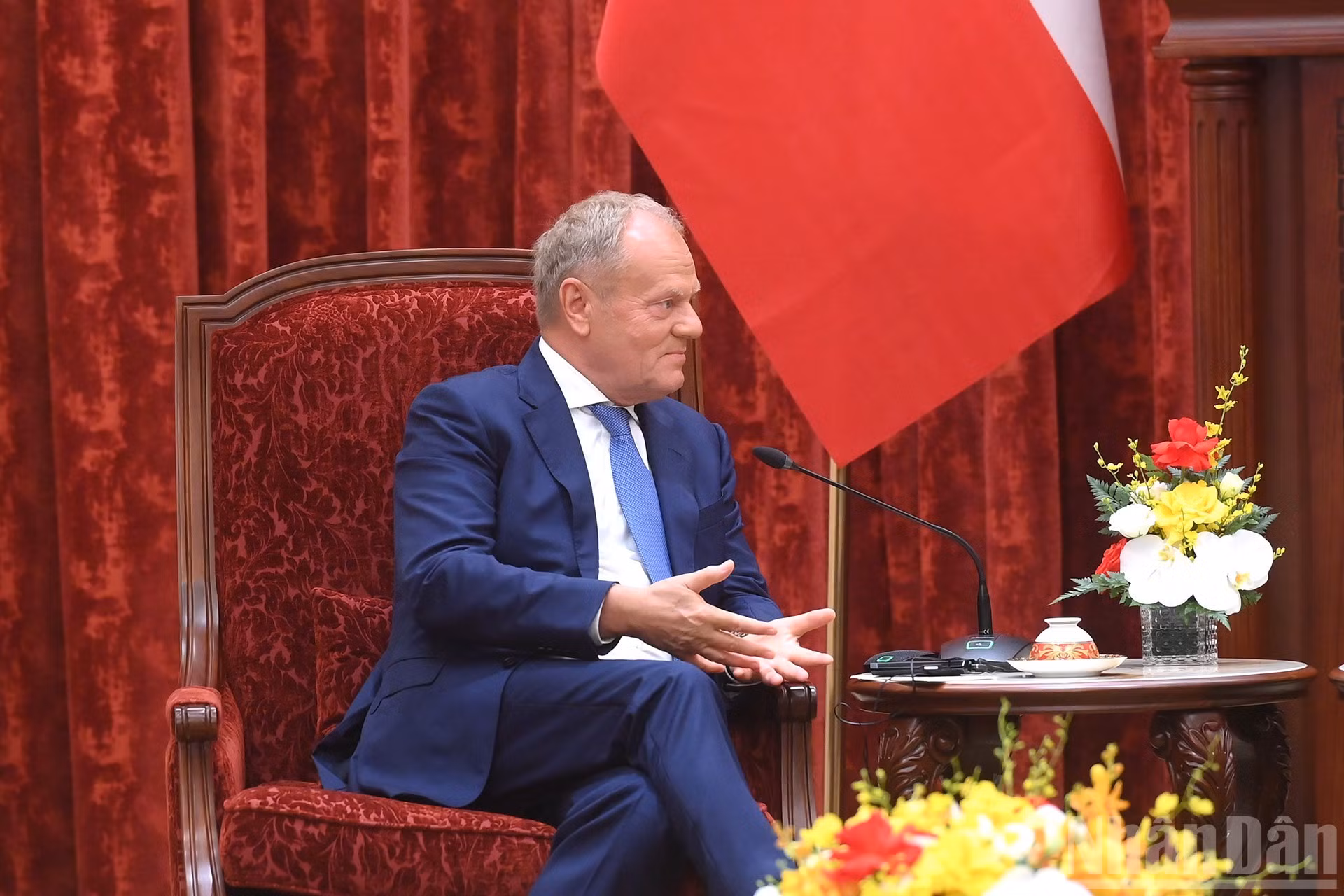 Pour sa part, le Premier ministre polonais Donald Tusk a réaffirmé que le Vietnam demeure le premier partenaire de la Pologne en Asie du Sud-Est et l’un de ses partenaires les plus importants en Asie. Photo : NDEL
