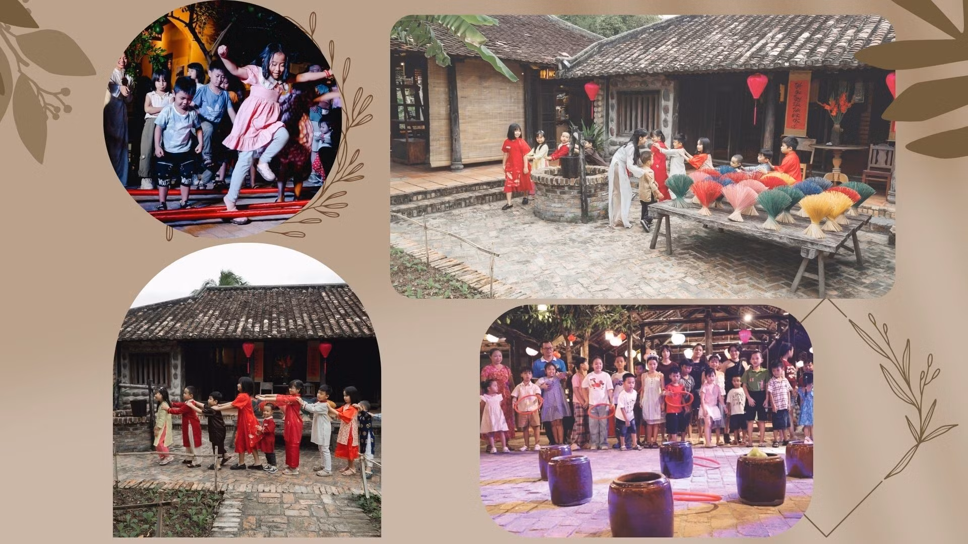 Des enfants participent à des jeux traditionnels. Photos : Nha Trang Xưa