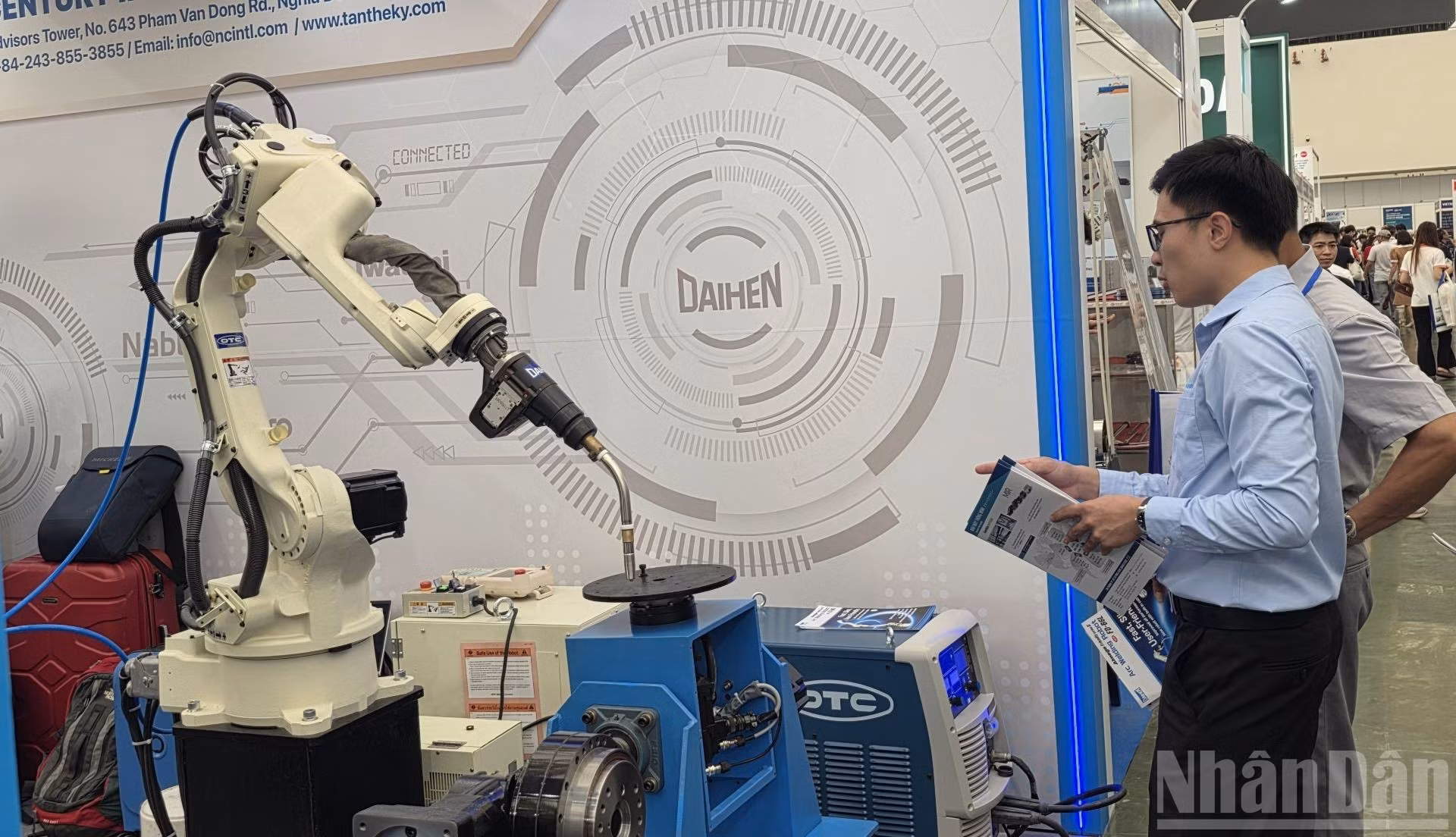 Les technologies d’automatisation, de métrologie et de contrôle qualité exposées à MTA Hanoi 2026 visent à aider les entreprises à optimiser leurs processus, à améliorer la précision de leur production et à répondre aux exigences croissantes du marché. Photo : NDEL.