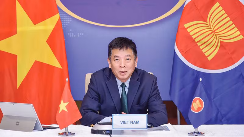 L’ambassadeur Vu Hô, chef par intérim des hauts officiels vietnamiens chargés des affaires de l’ASEAN. Photo : baoquocte.vn
