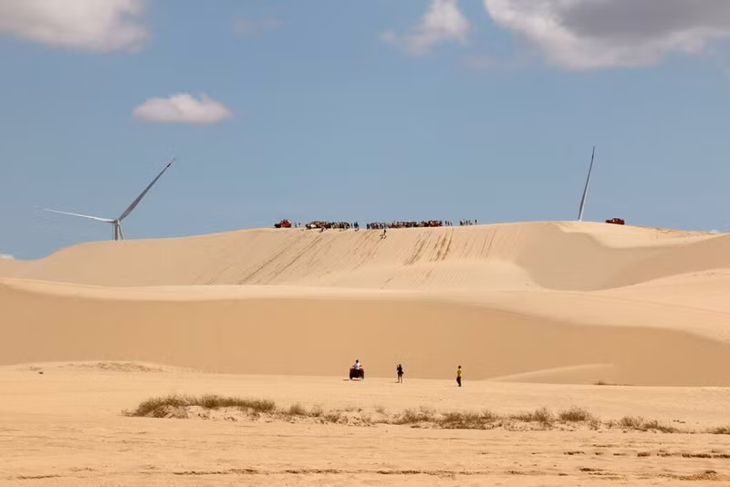 Les dunes de sable à Bàu Trang à Mui Né, province de Binh Thuân (au Centre du Vietnam). Photo : VNA.