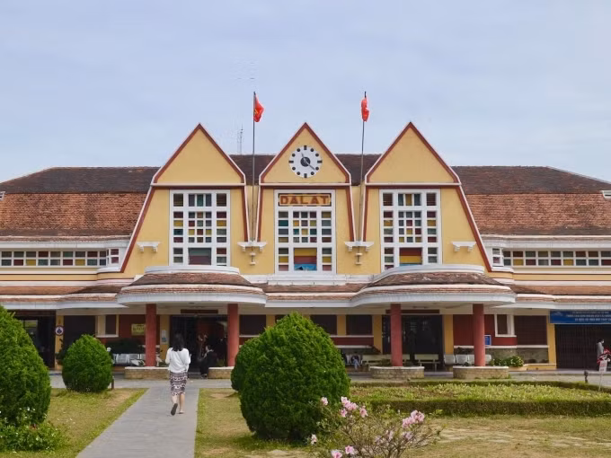 Photo de la gare de Da Lat prise par Ozi, une touriste sud-coréenne, en décembre 2022. Photo : Ozi/Vnexpress. 