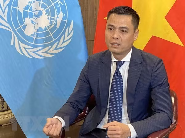 Dang Hoàng Giang, chef de la mission permanente vietnamienne auprès de l’ONU | Photo: AVI