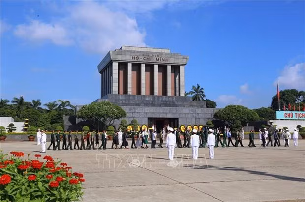 Le mausolée du Président Hô Chi Minh. Photo: VNA