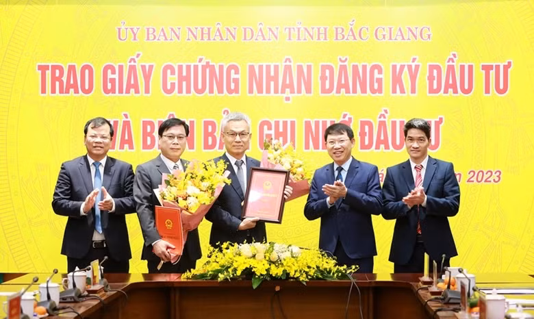 De grands projets d'investissement au premier trimestre de l'année se situent dans la province de Bac Giang. Photo : Baodautu 