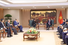 Le vice-Premier ministre Hô Quôc Dung reçoit Linda Tan, présidente de l'Association de l’industrie des semi-conducteurs d'Asie du Sud-Est. Photo: VNA
