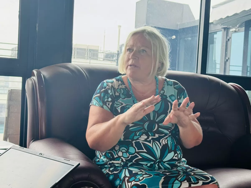 Elisabeth Dahlin, ancienne ambassadrice adjointe de Suède au Vietnam de 1997 à 2001. Photo : Journal Congthuong. Elisabeth Dahlin, ancienne ambassadrice adjointe de Suède au Vietnam de 1997 à 2001. Photo : Journal Congthuong.