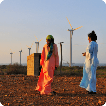Projet éolien de La Guajira, sur la côte caraïbe de la Colombie. Photo : Ambassade de Colombie au Vietnam. Projet éolien de La Guajira, sur la côte caraïbe de la Colombie. Photo : Ambassade de Colombie au Vietnam.