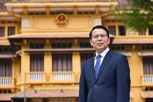 L'ambassadeur du Vietnam en Biélorussie, Nguyen Van Trung. Photo : Nguyen Hong.