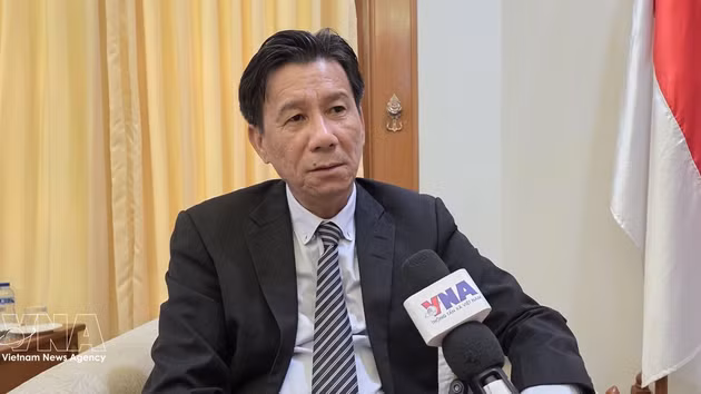 L'ambassadeur du Vietnam à Jakarta, Ta Van Thong. Photo : VNA. 