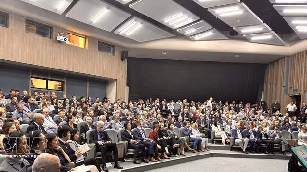 Séminaire international annuel intitulé « L’énergie nucléaire en Bulgarie – Sécurité énergétique nationale, régionale et mondiale », tenu du 10 au 12 juin dans la ville de Varna. Photo: VNA 