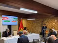 L'ambassadeur du Vietnam au Brésil, Bui Van Nghi, prend la parole lors du séminaire. Photo : VNA 
