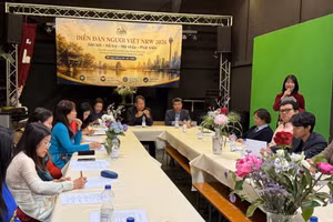Lors du Forum vietnamien NRW 2026 placé sous le thème « Connecter – Soutenir – Intégrer – Développer ». Photo : VNA.