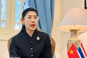 L’ambassadrice de Thaïlande au Vietnam, Urawadee Sriphiromya. Photo : VNA.