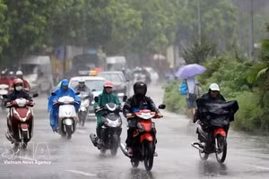 Après une vague de chaleur exceptionnelle dans le Nord, orages, pluies et nette baisse des températures sont à attendre. Photo : VNA.