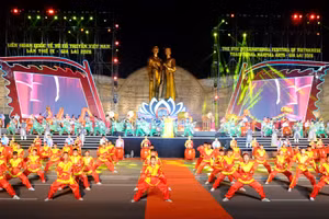 Ouverture de la 9e édition du Festival international des arts martiaux traditionnels du Vietnam – Gia Lai 2026. Photo : vietnamnet.