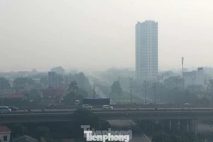 Hanoi vient d’entrer dans un nouvel épisode de pollution de l’air. Photo : TPO.