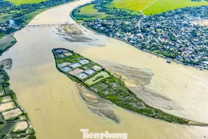 À l’embouchure d’An Du, dans le quartier de Hoai Nhon Dong, un banc de sable naturel d’environ cinq hectares a récemment retenu l’attention par sa forme évoquant elle aussi une gigantesque baleine semblant émerger des flots.