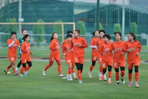 L'équipe nationale féminine de football du Vietnam. Photo : VNA.