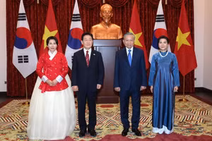 Le secrétaire général et président To Lam offre un banquet d’État en l’honneur du président sud-coréen Lee Jae Myung.