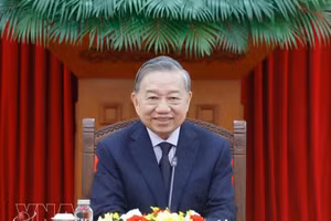 Le secrétaire général du Parti communiste du Vietnam (PCV) et président de la République, To Lam. Photo : VNA.