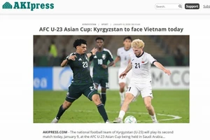 Le quotidien Aki Press souligne que les joueurs vietnamiens abordent ce choc avec un capital confiance élevé après leur victoire convaincante (2-0) face à la Jordanie. Photo : VNA.