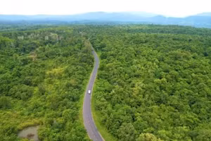 Vue aérienne d’une partie du Parc national d’Ea So. Photo : NDEL