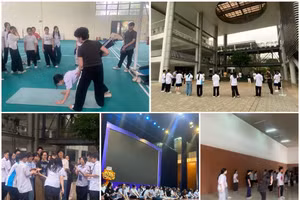 Différents ateliers dans le cadre du Festival AmsÉlan. Photos : Mai Quynh/CVN.