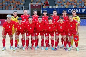 L'équipe vietnamienne de futsal se prépare pour la Coupe d'Asie de futsal de l'AFC 2026. Photo : VNA.