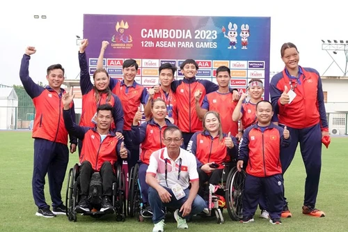 Des sportifs vietnamiens aux ASEAN Para Games 12 Photo : hanoimoi.com.vn