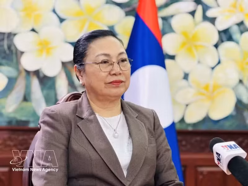 L’ambassadrice du Laos au Vietnam, Khamphao Ernthavanh. Photo : VNA.