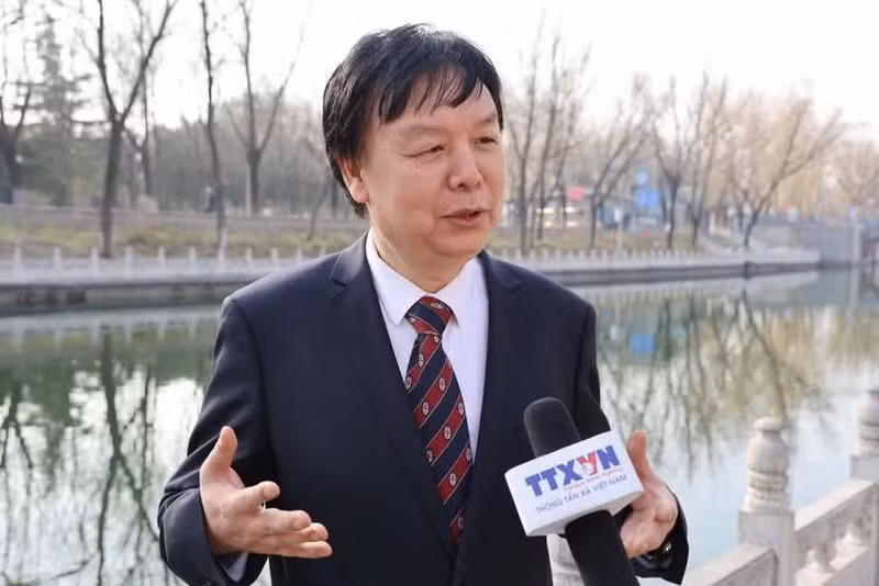 Le professeur Mi Liang, directeur du Centre d'études sur l'Asie du Sud-Est à l'Université des études étrangères de Pékin. Photo : VNA.